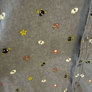 Super Mario Man’s Large Button Down casual shirt.
